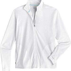 Coolibar UPF 50+ Women's Helani Water Jacket - Sun Protective - Size Small White